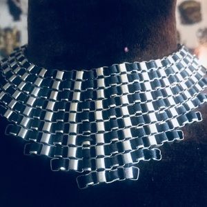 RBG Vegan leather mesh bib statement